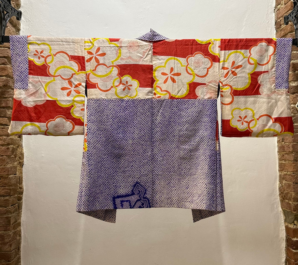 Shibori viola reversibile