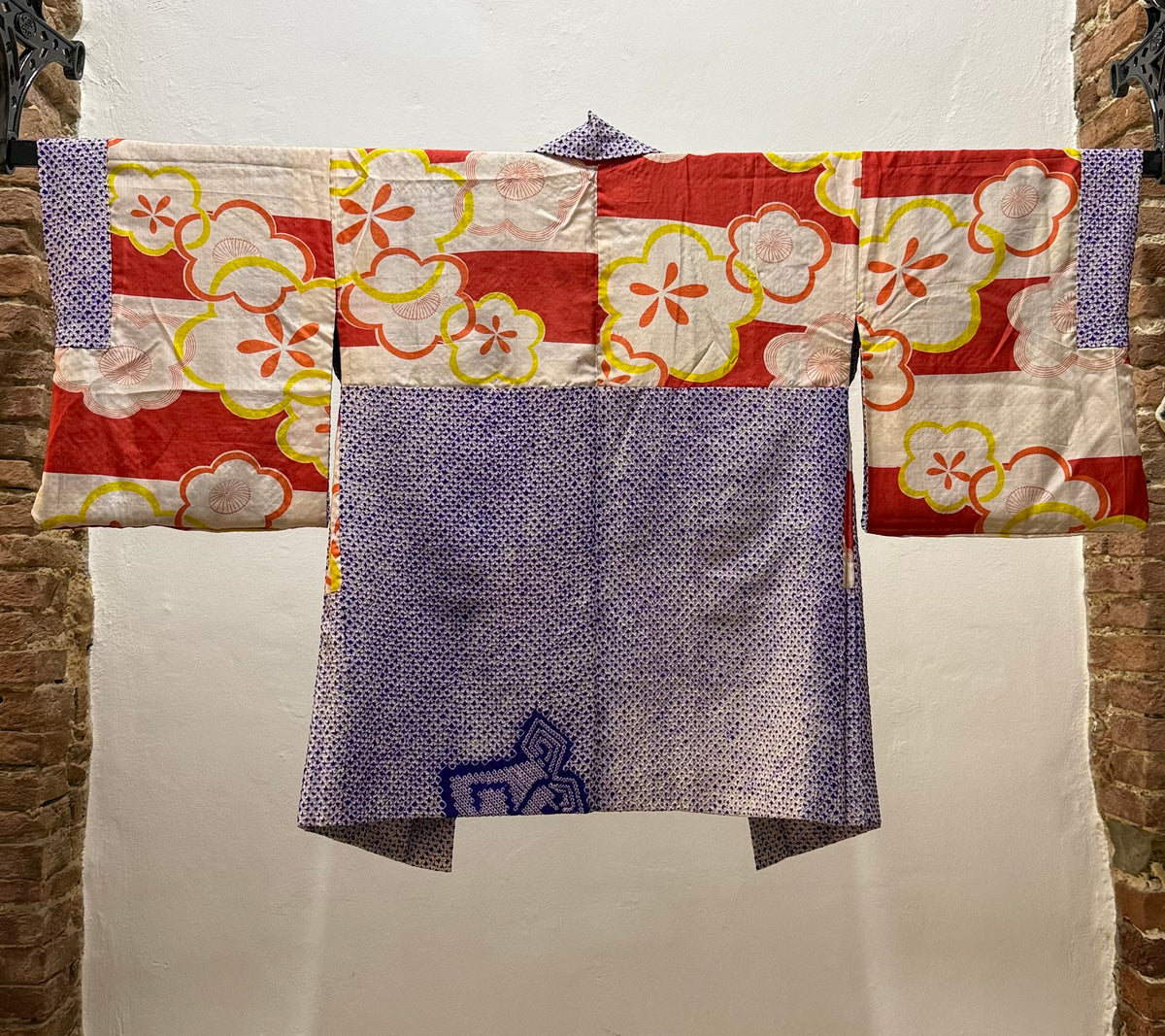 Shibori viola reversibile