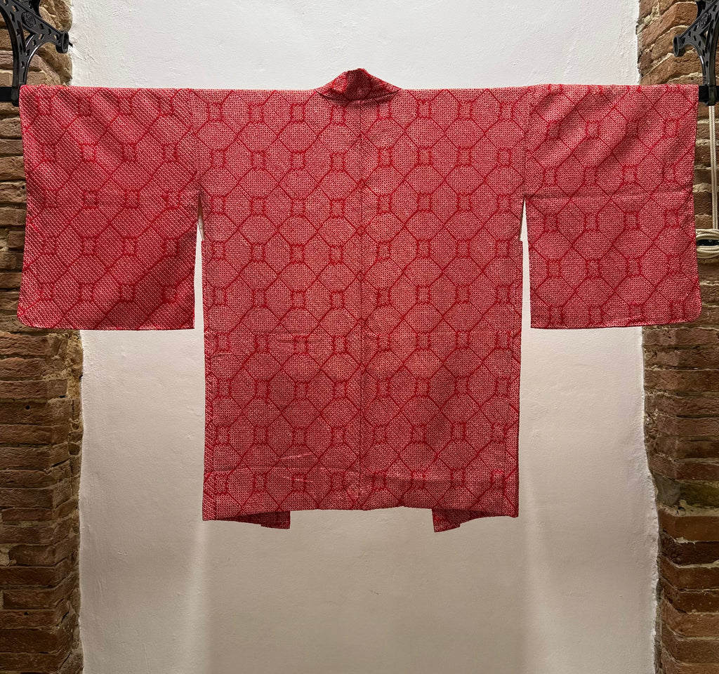 Esagono rosso shibori