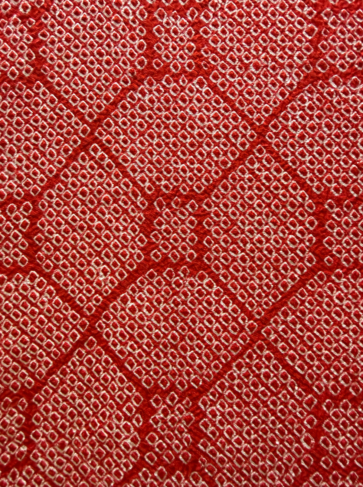Esagono rosso shibori