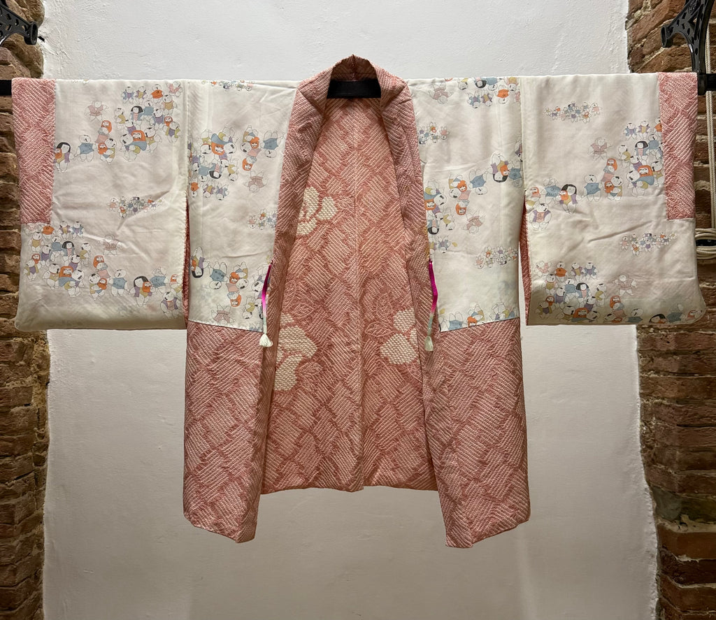 Shibori rosa rosa