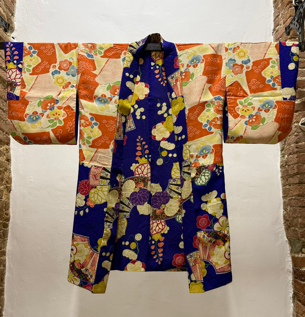 Ventagli viola vintage reversibili